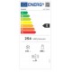 Gorenje NRF718E4S4 Ψυγείο Δίπορτο 467lt NoFrost Υ185xΠ70.4xΒ68.6εκ. Γκρι E