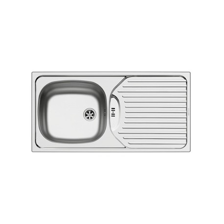 Pyramis CA1 Ένθετος Νεροχύτης  Inox Μ86xΠ43.5cm Ασημί