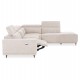 ΚΑΝΑΠΕΣ ΑΡΙΣΤΕΡΗ ΓΩΝΙΑ 5Θ ΜΕ RECLINE LUNARIS HM3316.02L ΕΚΡΟΥ ΥΦΑΣΜΑ 307x267x94Yεκ