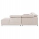 ΚΑΝΑΠΕΣ ΑΡΙΣΤΕΡΗ ΓΩΝΙΑ 5Θ ΜΕ RECLINE LUNARIS HM3316.02L ΕΚΡΟΥ ΥΦΑΣΜΑ 307x267x94Yεκ