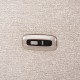 ΚΑΝΑΠΕΣ ΑΡΙΣΤΕΡΗ ΓΩΝΙΑ 5Θ ΜΕ RECLINE LUNARIS HM3316.02L ΕΚΡΟΥ ΥΦΑΣΜΑ 307x267x94Yεκ