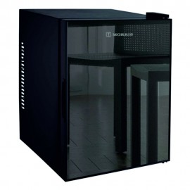 Morris B7351THG Mini Bar Ξενοδοχείου Black Glass Look 40lt Ενεργειακής Κλάσης G