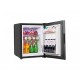 Morris B7351THG Mini Bar Ξενοδοχείου Black Glass Look 40lt Ενεργειακής Κλάσης G